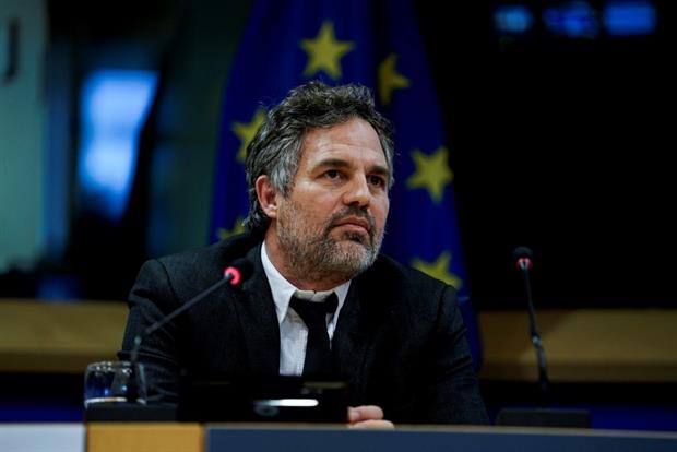 Hollywood actor Mark Ruffalo visited the European Parliament in 2019 to call for EU action against 'forever chemicals' PFAS. The European Commission has since pledged to phase out 'non-essential' uses. Photo: Kenzo Tribouillard/AFP via Getty Images