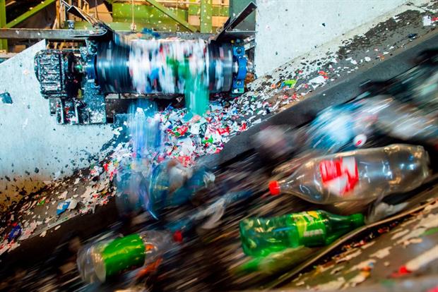 Plastic bottles being mechanically recycled at a plant in Norway. The new regulation also sets authorisation rules for 'novel' technologies such as chemical recycling. Photo: Fredrik Varfjell / AFP via Getty