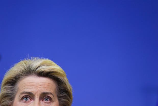 President Ursula von der Leyen is set to announce on Wednesday plans to more than half the EU's CO2 emissions by 2030 compared to 1990. Image: Aris Oikonomou / POOL / AFP
