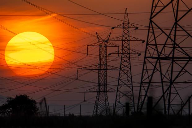 Electricity pylons near Thessaloniki, Greece. The new PCI list contains 67 cross-border power transmission and storage projects. Photo: Nicolas Economou/NurPhoto via Getty Images