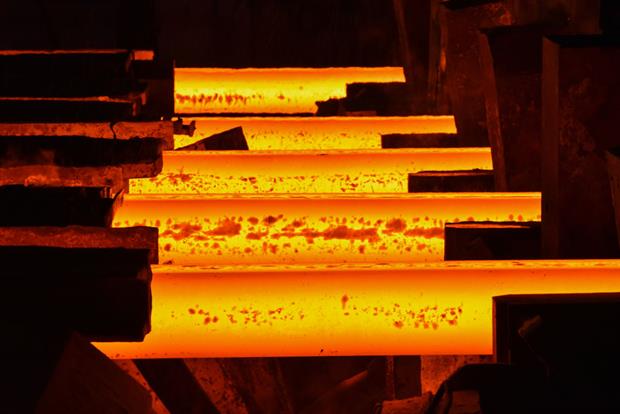 Steel production at EMZ Iron and Steel Works in Yenakiyevo, Ukraine. EU neighbours have expressed concern at the bloc's plans for a carbon border tax for carbon-intensive products. Photo: Nikolai Trishin\TASS via Getty Images