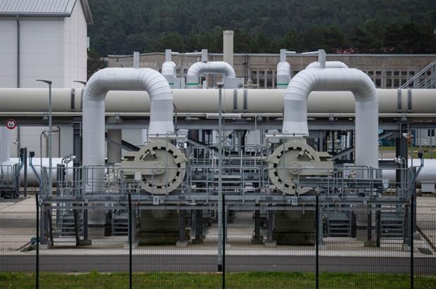 The pipeline inspection gauge receiving station for Nord Stream 2, September 2021. Campaigners are anxious that reformed EU rules could still offer support for gas infrastructure projects. Photo: John MacDougall / AFP via Getty