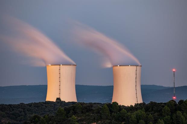 The cooling towers of the Trillo nuclear power plant, Spain. The Commission has been under pressure to propose including the technology in its list of green investments. Photo: Marcos del Mazo/LightRocket via Getty Images