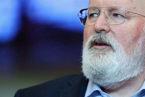Green deal chief Frans Timmermans is set to unveil the delegated act on renewable fuels of non-biological origin as part of the REPowerEU package next week. Photo: Kenzo Tribouillard/AFP via Getty Images