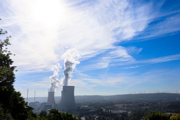 Tihange nuclear power station in Wanze, Belgium, August 2022. Both nuclear and gas power are considered green investments in the EU taxonomy. Photo: Thierry Monasse/Getty Images