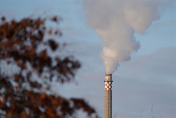 Smoke from a gas-fired power plant in Berlin, February 2021. Gas power overtook lignite as the single largest source of power sector CO2 emissions last year. Photo: Sean Gallup/Getty Images