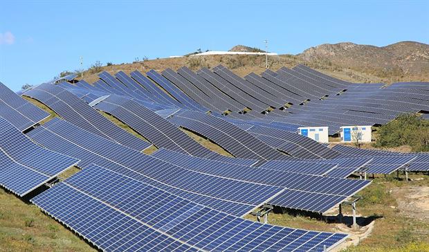 A solar farm in Almeria, Spain. The renewable energy industry has called for a higher share of clean energy in the EU than proposed by the Commission. Photo: Geography Photos/Universal Images Group via Getty Images