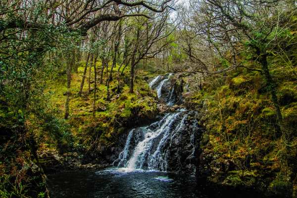 Nature: Wales waterfall (JR)
