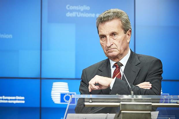 Gunther Oettinger, European Commissioner for budget and human resources (picture: European Union)