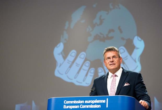 Sefcovic: “What is a very concerning fact proved by science is that our planet is warming much faster than we expected.” Photo: Jennifer Jacquemart / EC - Audiovisual service
