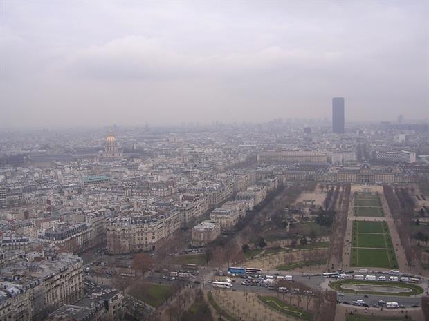 Pollution - Smog over Paris (Pixabay)