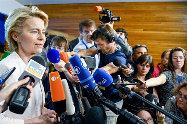 Ursula von der Leyen after nomination by European Council for Commission president - Source: European Parliament