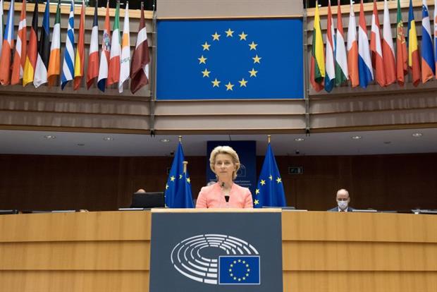 Commission president Ursula von der Leyen has promised to review all EU energy and climate legislation in light of a 55% emissions cut by 2030. Photo: Etienne Ansotte / EC - Audiovisual Service
