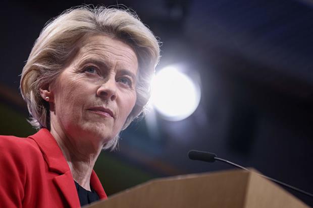 Ursula von der Leyen: EU executive plans to unveil dossier of legislative proposals in December (Photo by KENZO TRIBOUILLARD/AFP via Getty Images)