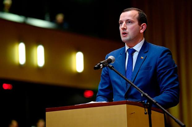 Sinkevičius: 'We need to prevent pollution before it happens' (Photo by JOHN THYS/AFP via Getty Images)