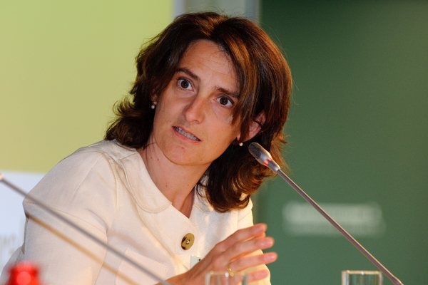 Spanish environment minister Teresa Ribera Rodriguez. Photo: Stephan Röhl / Heinrich Böll Stiftung from Berlin, Deutschland