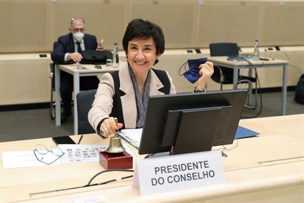 Portuguese agriculture minister Maria do Céu Antunes opens Monday's EU Council meeting. Photo: European Union