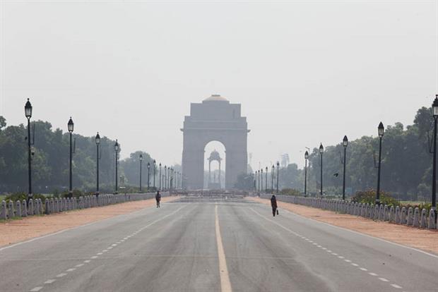 New Delhi: Air pollution and aerosol levels have slightly increased after India has began to ease lockdown measures (Photo by Pallava Bagla/Corbis via Getty Images)