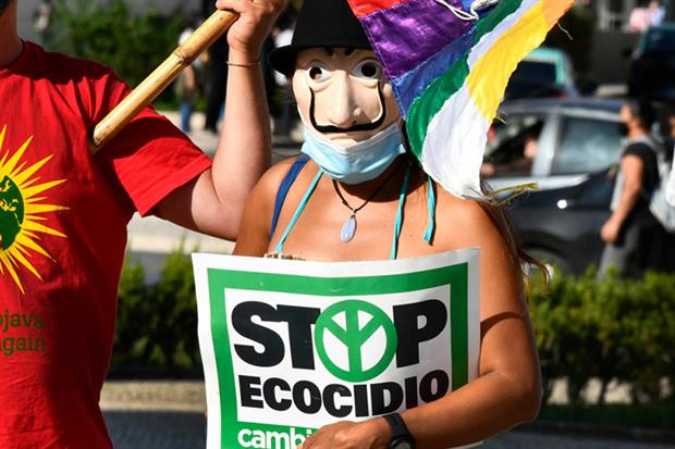 Ecocide protest