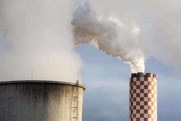 Close-up of the Turow lignite power plant in Poland. The country was one of eight to enjoy free emissions allowances for the power sector. Photo: Karol Serewis via Getty Images