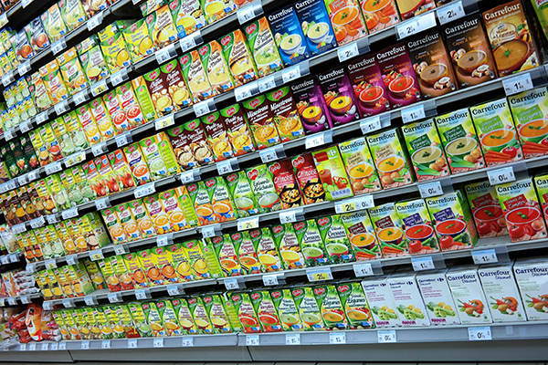 Products, food cartons (photograph: Rene Van Den Berg/123RF)