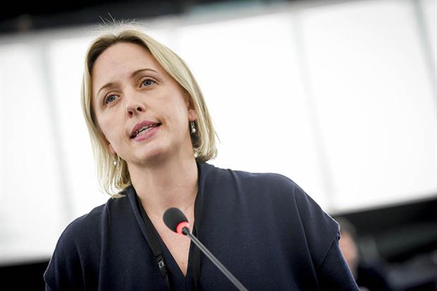S&D lawmaker Jytte Guteland has proposed substantially more ambitious cuts than the European Commission to the EU's greenhouse gas emissions by 2030. Image: Genevieve Engel / European Parliament