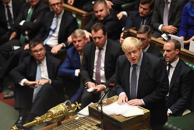 Politics: British prime minister Boris Johnson addresses parliament in October 2019 (Image: UK parliament / Flickr)