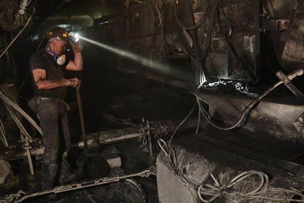 Coal miner: Poland was the only member state opposed to the proposal at the European Council in December (Photo by Sean Gallup/Getty Images)