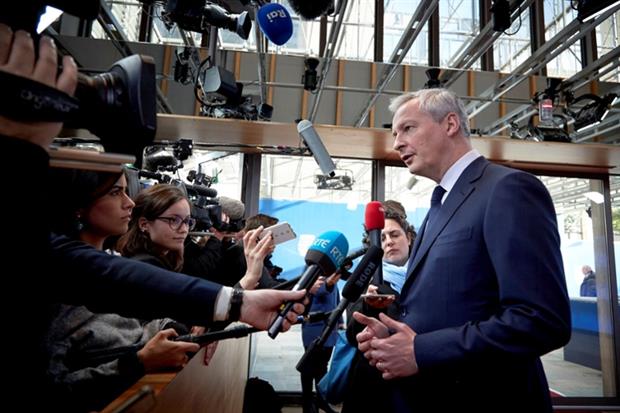 People: Bruno Le Maire, French minister for economic affairs, finance and industry at a Eurogroup meeting February 2019 (Image: European Union)