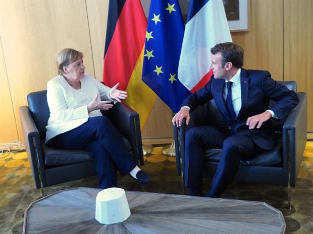 People: Angela Merkel and Emmanuel Macron at the European Council 30 June 2019 (Image: European Union)