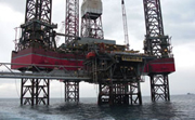 Fossil fuels, offshore platform (Greece)