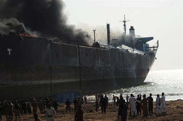 Some 630 ships or floating units were sold for scrap last year (picture: RIZWAN TABASSUM/AFP via Getty Images)