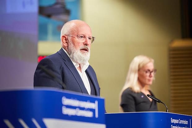 Timmermans: 'We need industry on board' (image copyright European Union, 2020. Source: EC - Audiovisual Service)