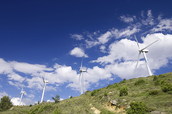 Renewables, wind farm in Aras, Navarre, Spain (Photograph: Pedro Antonio Salaverría Calahorra)