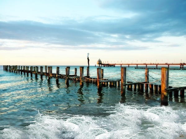 Baltic Sea - beach with pier (Pixabay)