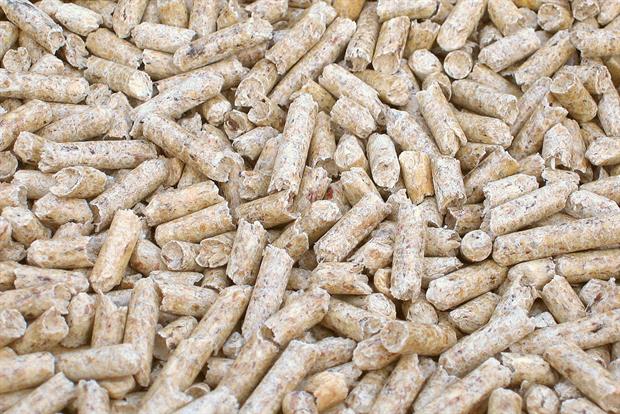 Germany's production of wood pellets rose by 16.8% in 2019. Photograph: Amaza/Wikimedia Commons