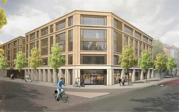 An artist's impression the Barratt Homes  development, which could connect to the planned heat network