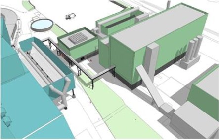 An artist's impression of the facility