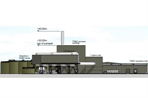 Houghton Main would have generated 23MW of electricity. Credit: Peel Environmental / Studio E LLP