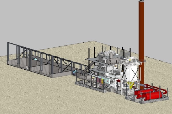 An artist's impression of the plant