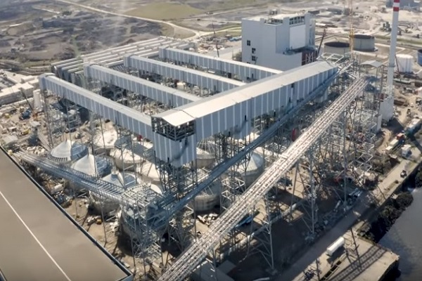 The biomass-fired plant