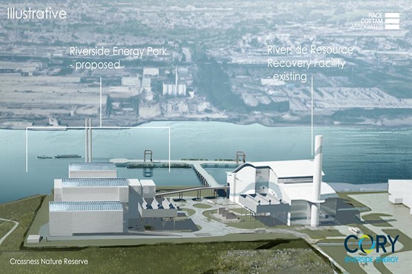 An artist's impression of the expanded EfW plant