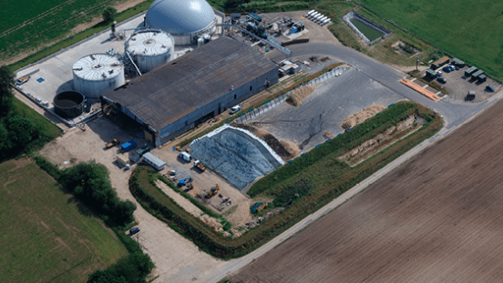 The biogas plant