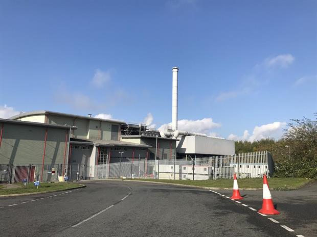 The EfW plant, image copyright endswasteandbioenergy.com