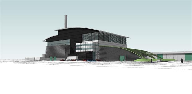 An artist's impression of the facility
