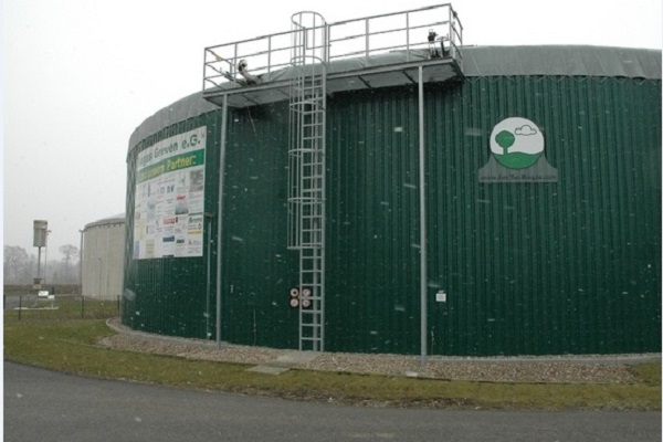 A biogas plant built by EnviTec