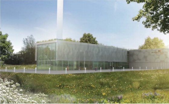 An artist's impression of the facility