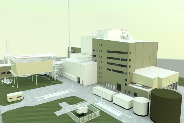 An artist's impression of the plant