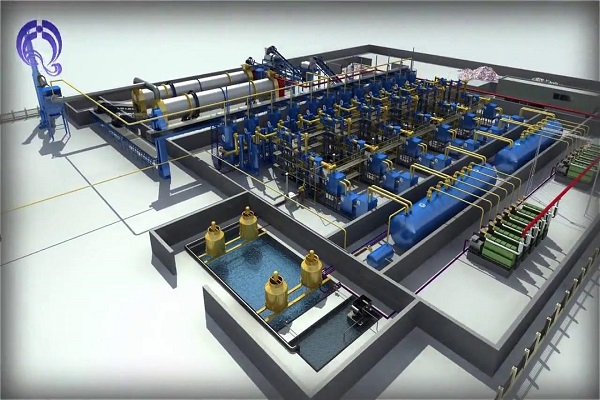 An artist's impression of the gasification plant