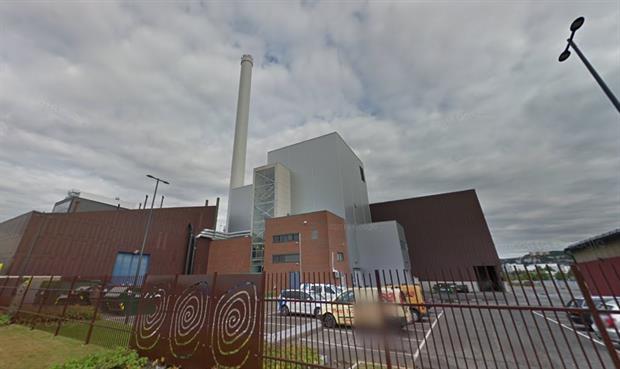 The EfW plant, image copyright google.co.uk